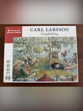 POMEGRANATE Carl Larsson 'Crayfishing' 1000-Piece Jigsaw Puzzle NIB